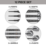 Dimitri Van Den Bergh x Echo 90% Tungsten 20g Soft Tip Darts by Target