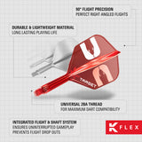 Target Nathan Aspinall No6 K-Flex Integrated Flights and Shafts