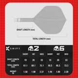 Target K-Shift White No2 Integrated Flights & Shafts