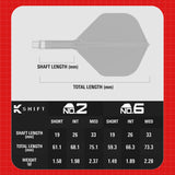 Target K-Shift White No2 Integrated Flights & Shafts