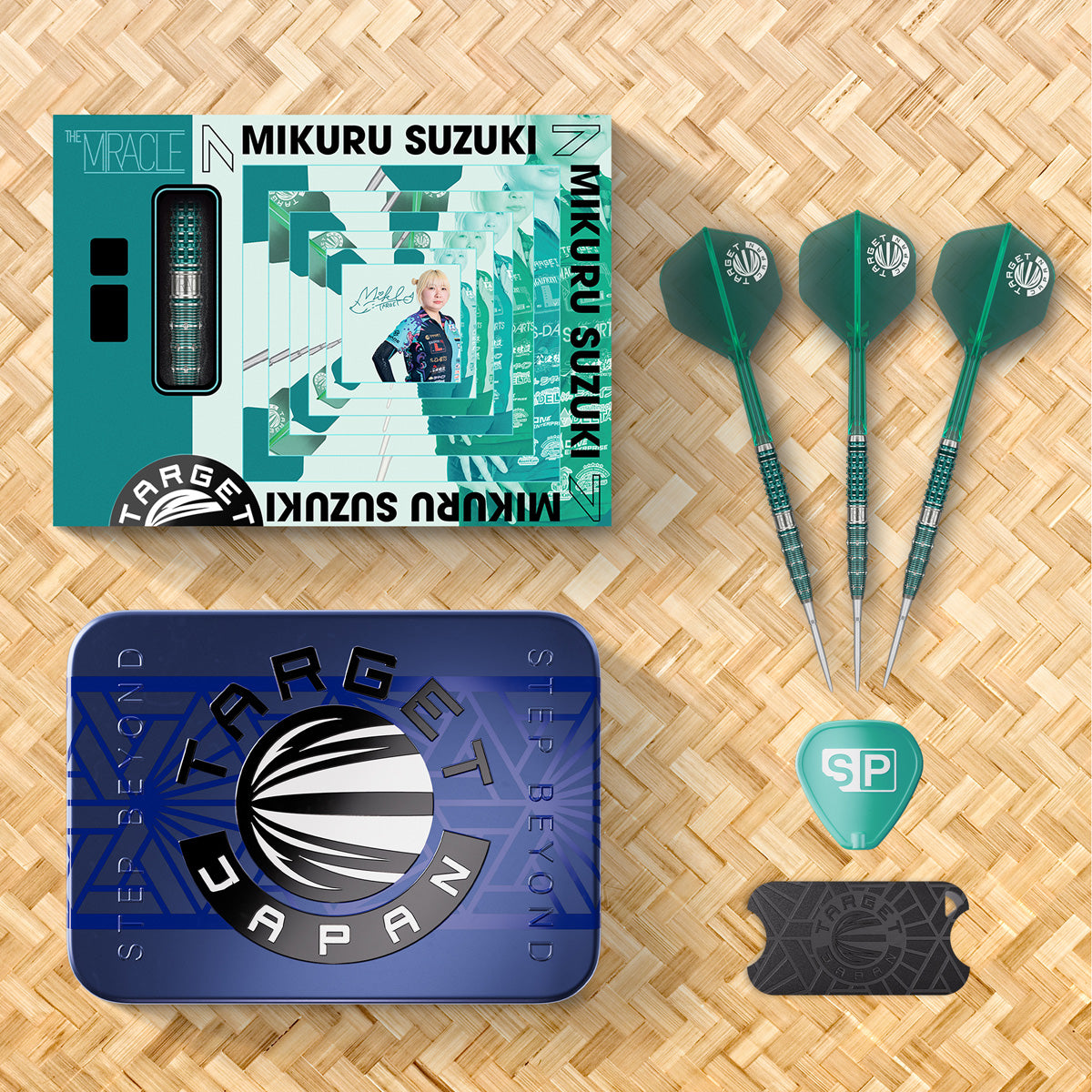 ダーツ TARGET JAPAN PLAYERS THE MIRACLE BLACK Target Japan The Miracle G7 95% Tungsten Steel Tip Darts – Double