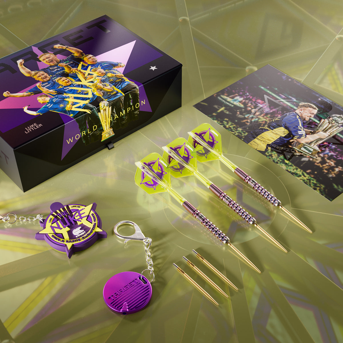 ダーツ LUKE LITTLER WORLD CHAMPION 2025 EDITION Luke Littler World Champion 2025 Edition 90% Tungsten SP
