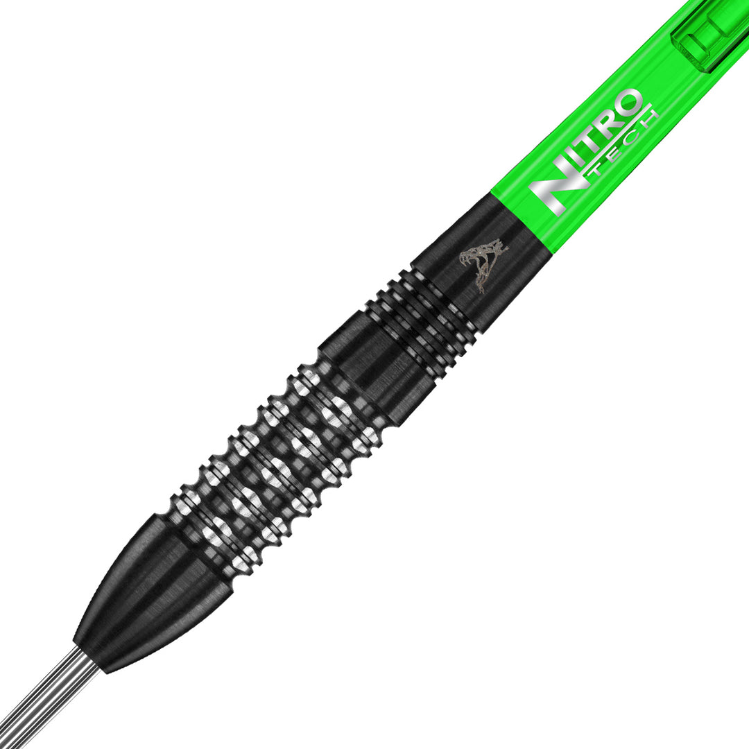 Peter Wright Black Strike 90% Tungsten Steel Tip Darts by Red Dragon