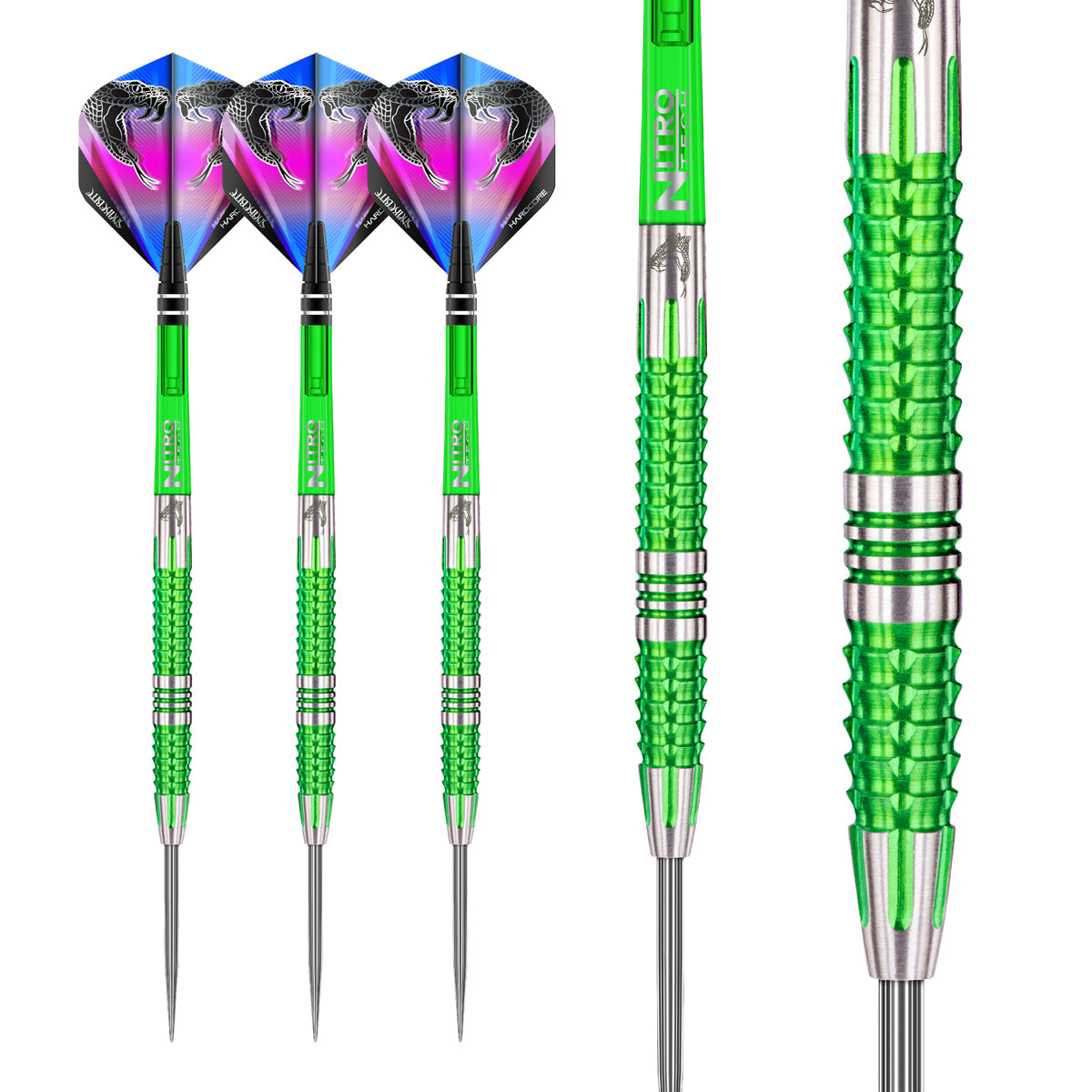 Peter Wright Mamba 2 90% Tungsten Steel Tip Darts by Red
