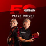 Red Dragon Peter Wright 50 Years Limited Edition Dart Shirt