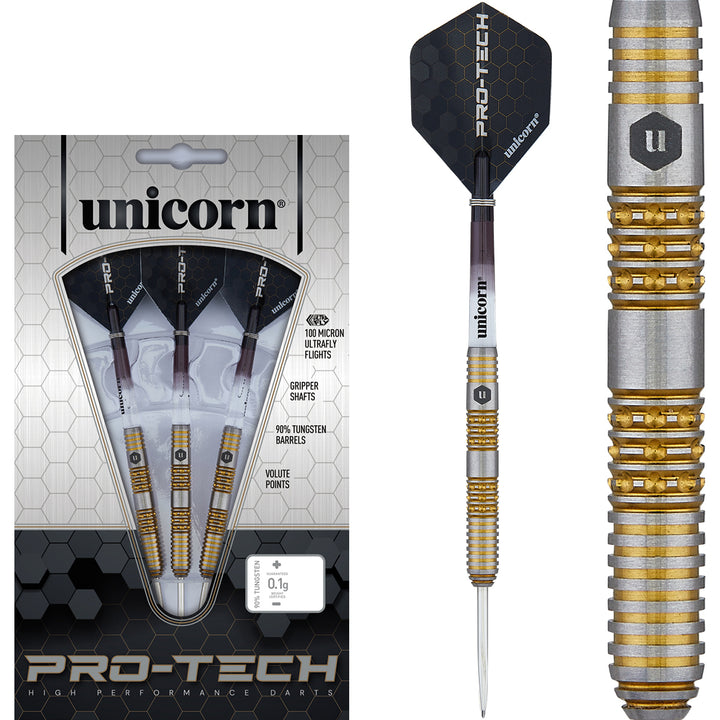 Protech Style 6 90% Tungsten Dart Steel Tip Darts by Unicorn