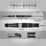 Red Dragon Recon Torpedo 90% Tungsten Soft Tip Darts