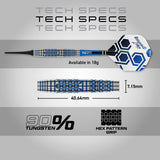 Red Dragon Luke Humphries TX5 90% Tungsten Soft Tip Darts