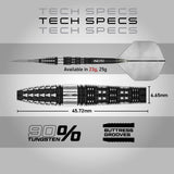 Red Dragon Recon Torpedo 90% Tungsten Steel Tip Darts