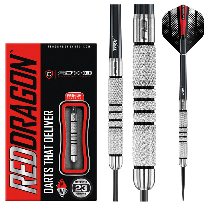 Valiant 80% Tungsten Steel Tip Darts by Red Dragon