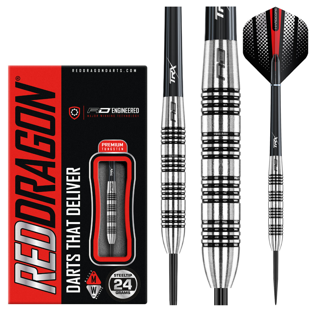 Striker 1 80% Tungsten Steel Tip Darts by Red Dragon