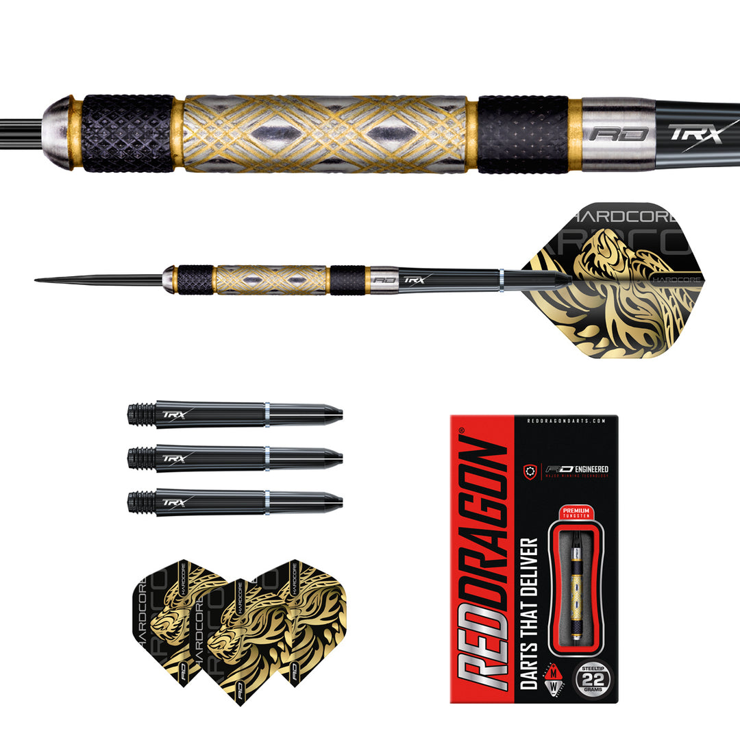 Golden Eye 85% Tungsten Steel Tip Darts by Red Dragon