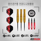 Red Dragon Virgin 5 90% Tungsten Steel Tip Darts