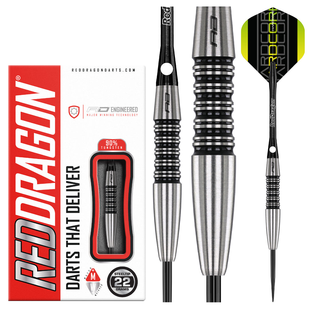 Fusion 90% Tungsten Steel Tip Darts by Red Dragon