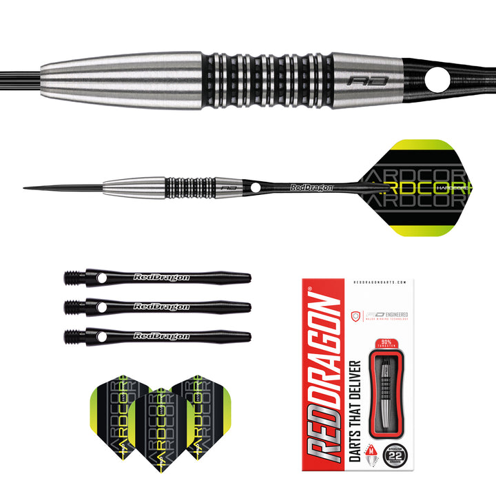 Fusion 90% Tungsten Steel Tip Darts by Red Dragon