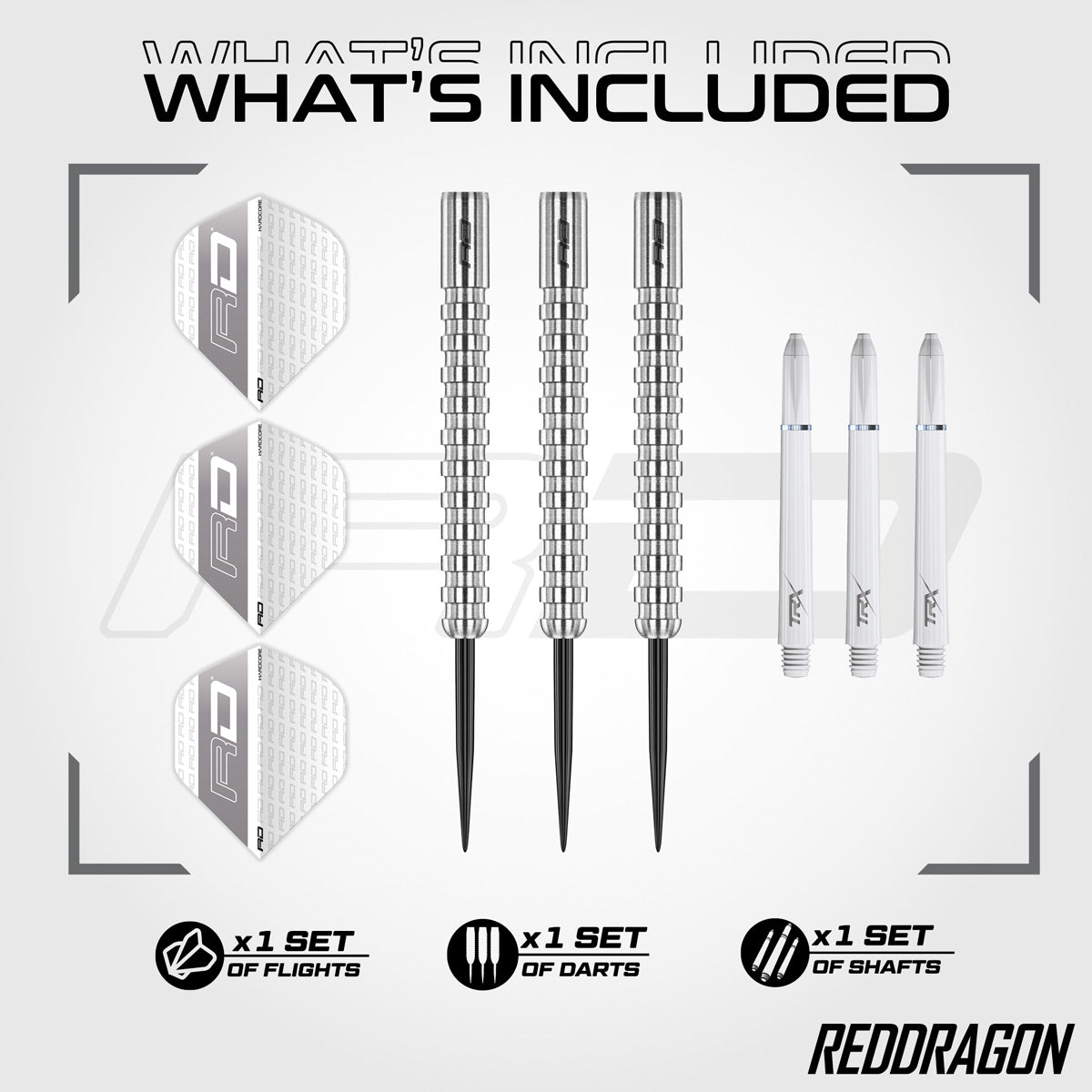 Javelin 85% Tungsten Steel Tip Darts by Red Dragon
