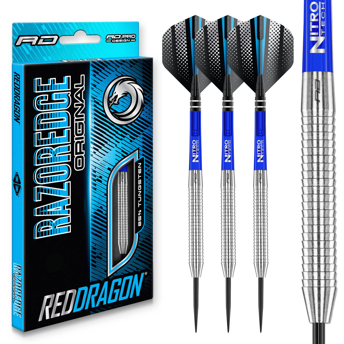 Razor Edge 85% Tungsten Steel Tip Darts by Red Dragon