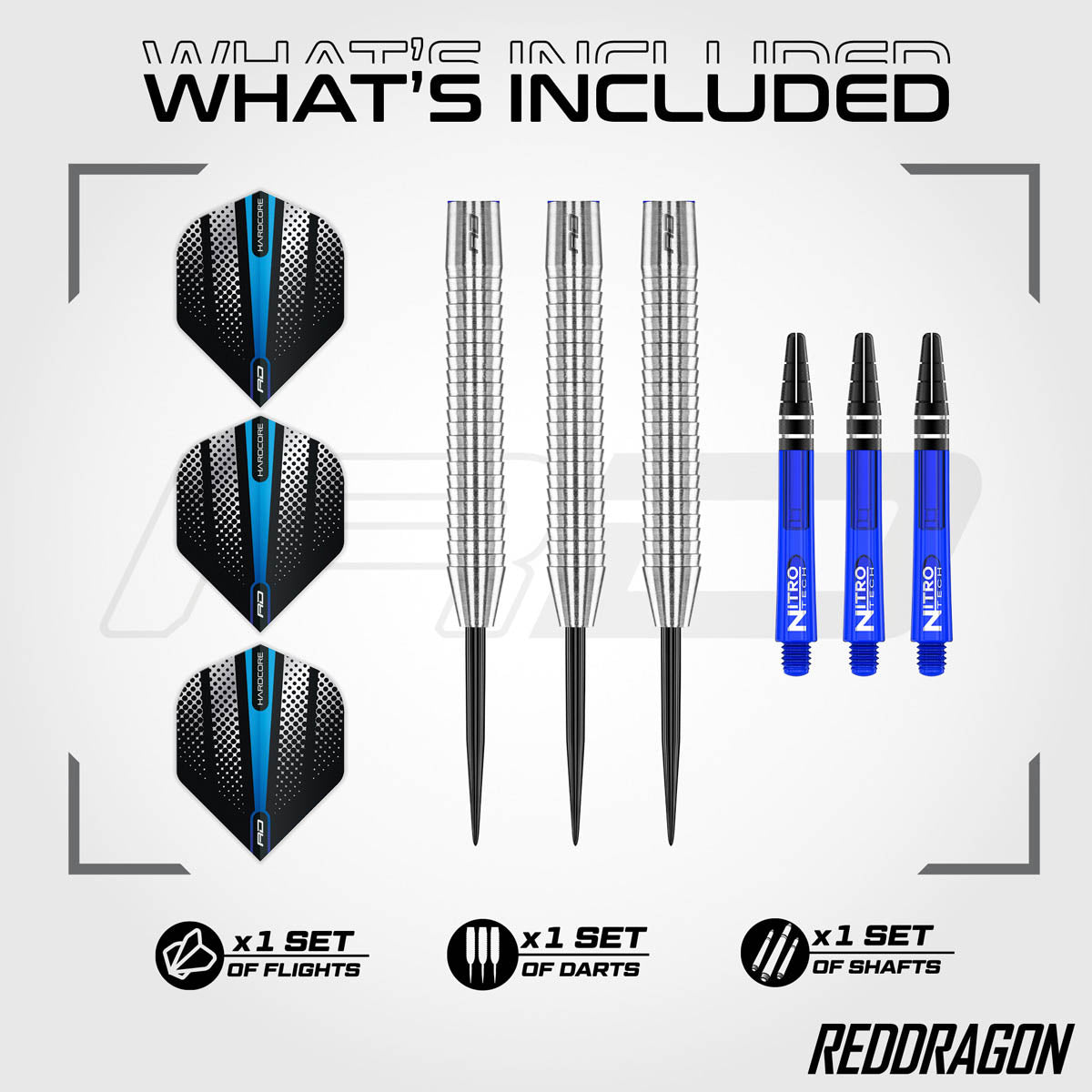 Razor Edge 85% Tungsten Steel Tip Darts by Red Dragon