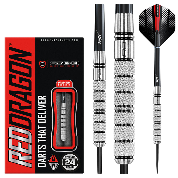 Crusader 80% Tungsten Steel Tip Darts by Red Dragon