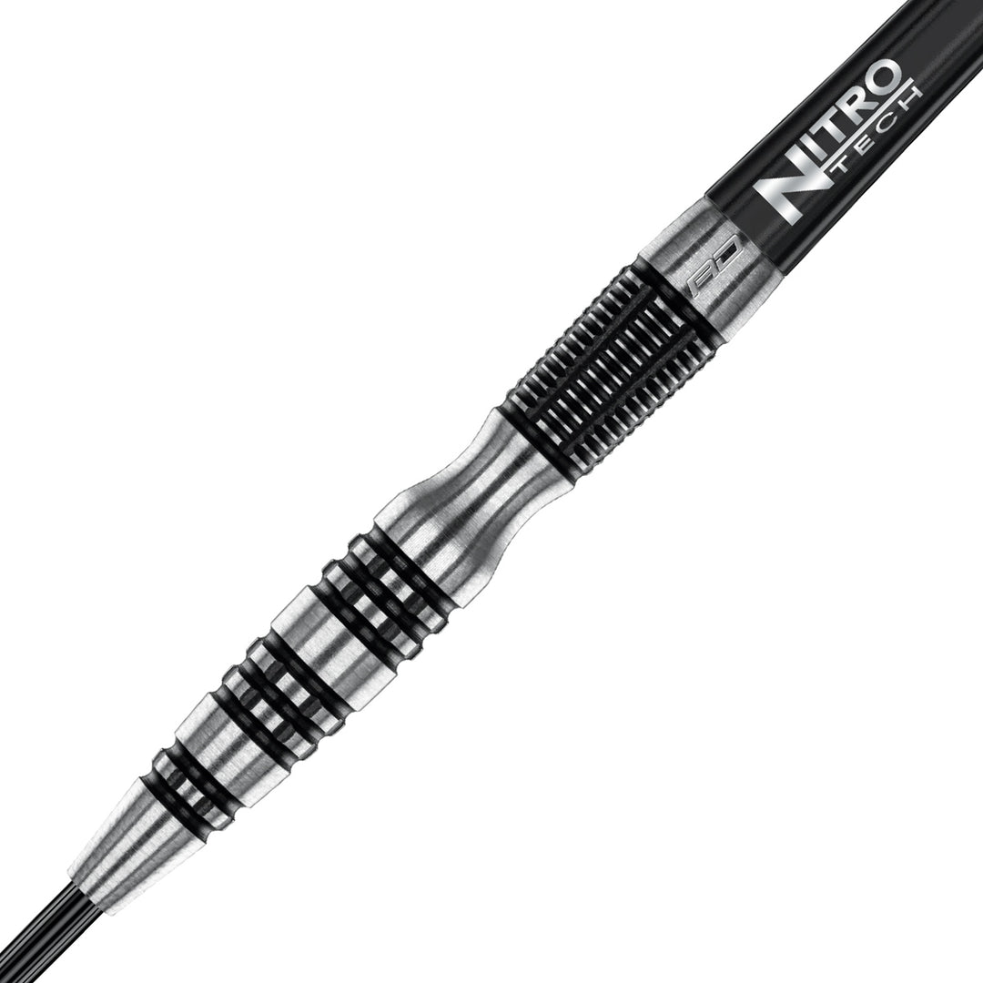 Peter Wright Snakebite Black Racer 90% Tungsten Steel Tip Darts by Red Dragon