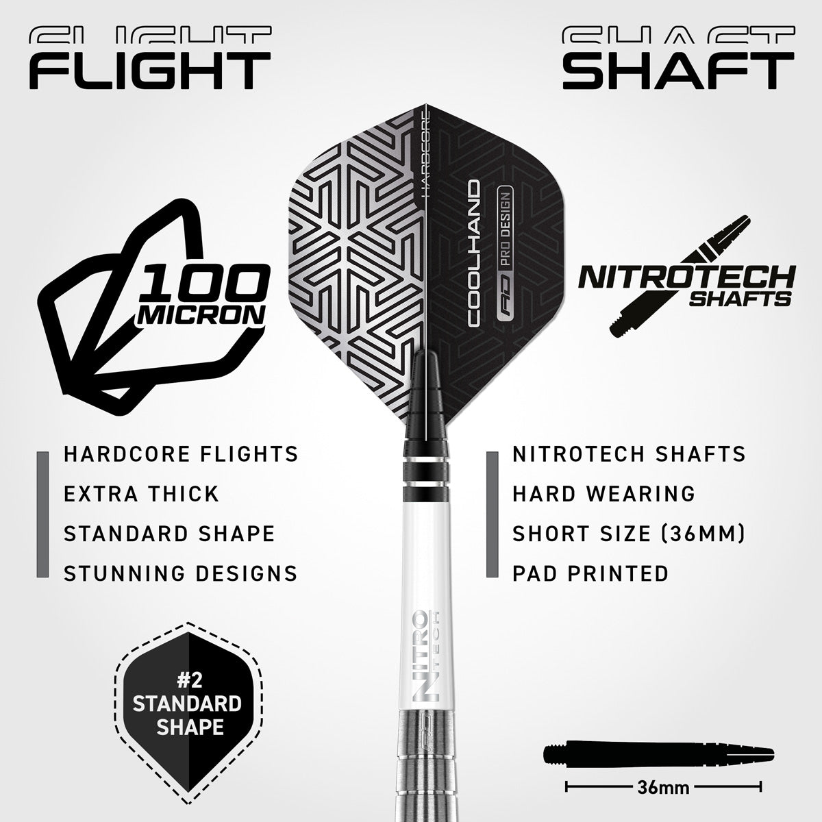 Red Dragon Luke Humphries TX1 90% Tungsten Steel Tip Darts