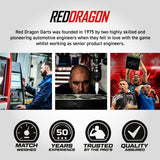 Luke Humphries TX1 90% Tungsten Steel Tip Darts by Red Dragon