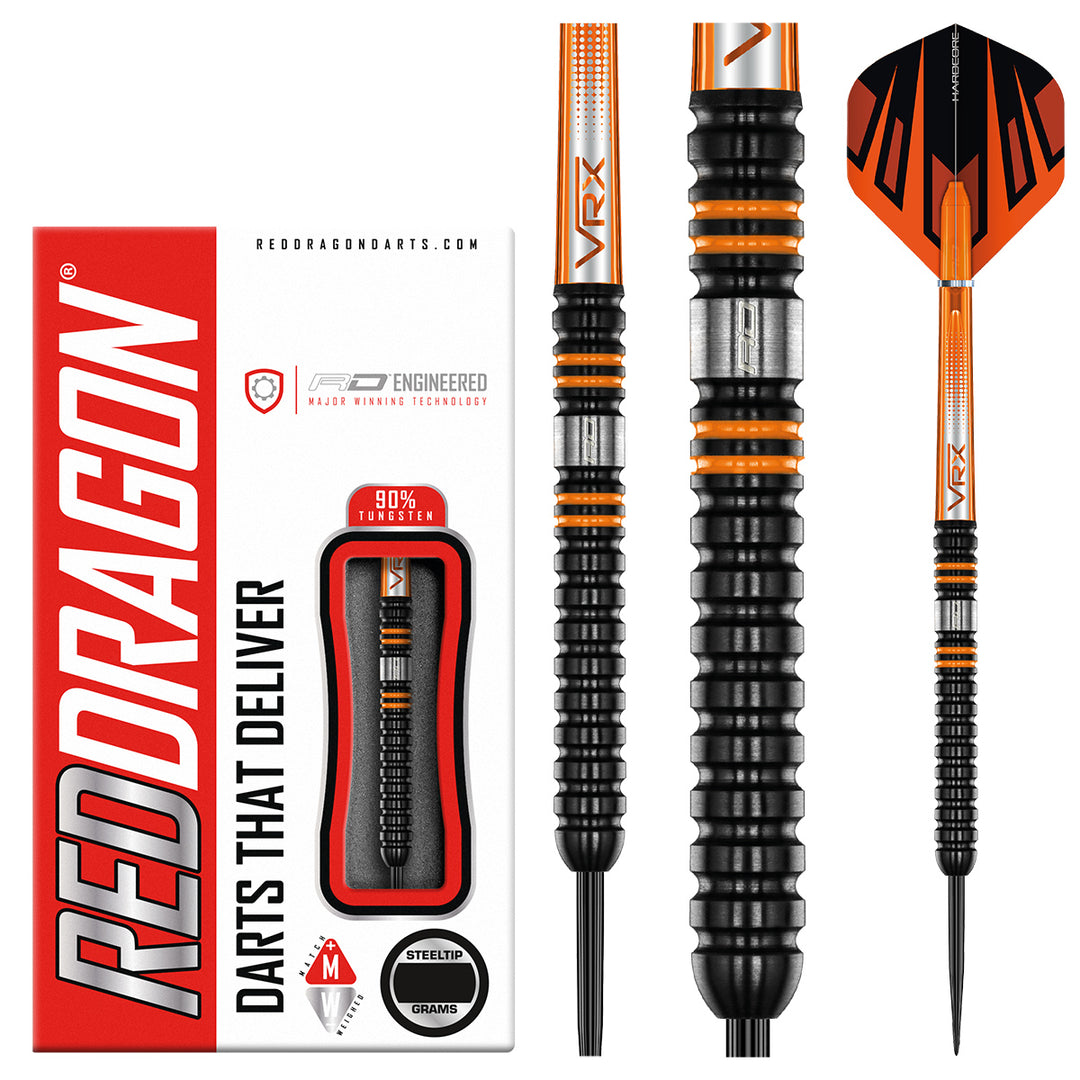 Amberjack Pro 1 90% Tungsten Steel Tip Darts by Red Dragon