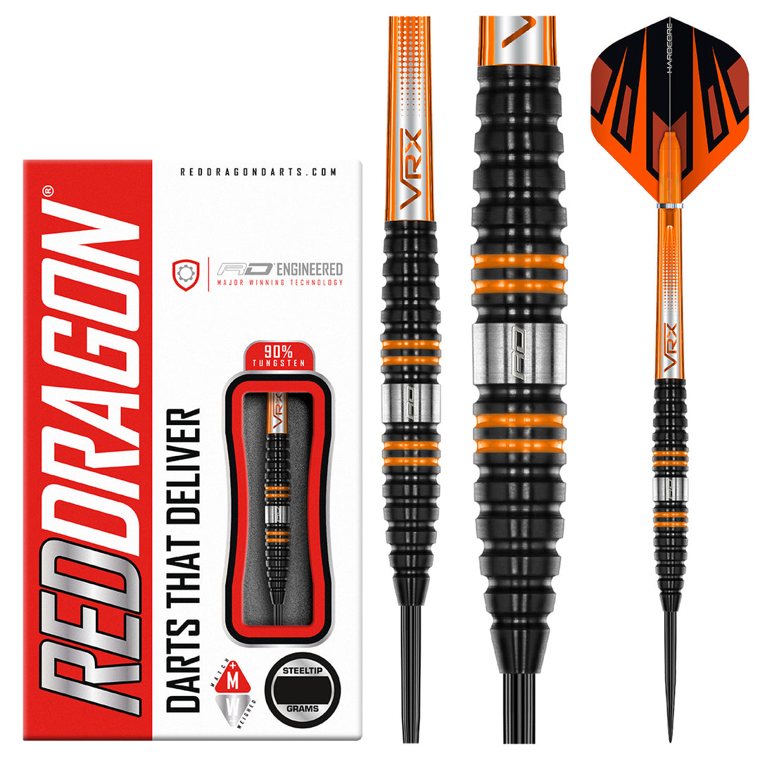 Amberjack Pro 2 90% Tungsten Steel Tip Darts by Red Dragon