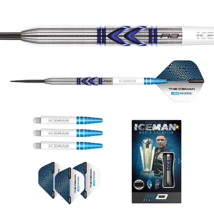 Gerwyn Price Avalanche Pro 90% Tungsten Steel Tip Darts by Red Dragon