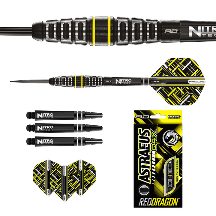 Astraeus Q4X Torpedo 90% Tungsten Steel Tip Darts by Red Dragon