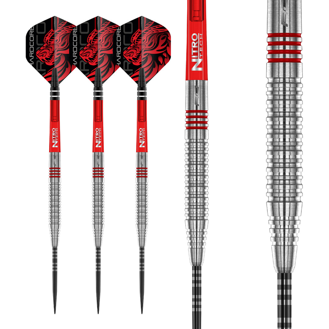 Jonny Clayton Original 2.0 90% Tungsten Steel Tip Darts by Red Dragon