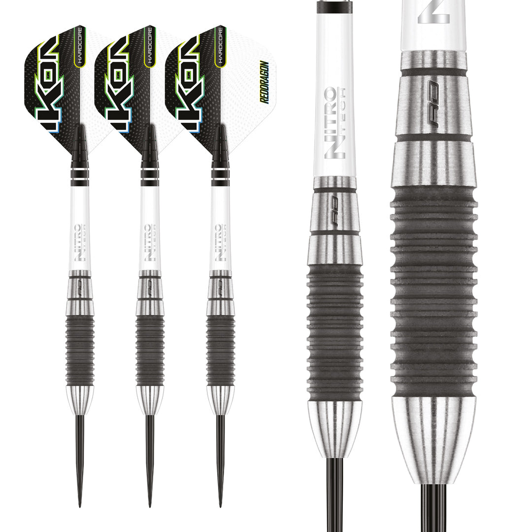 Ikon 1.2 85% Tungsten Steel Tip Darts by Red Dragon