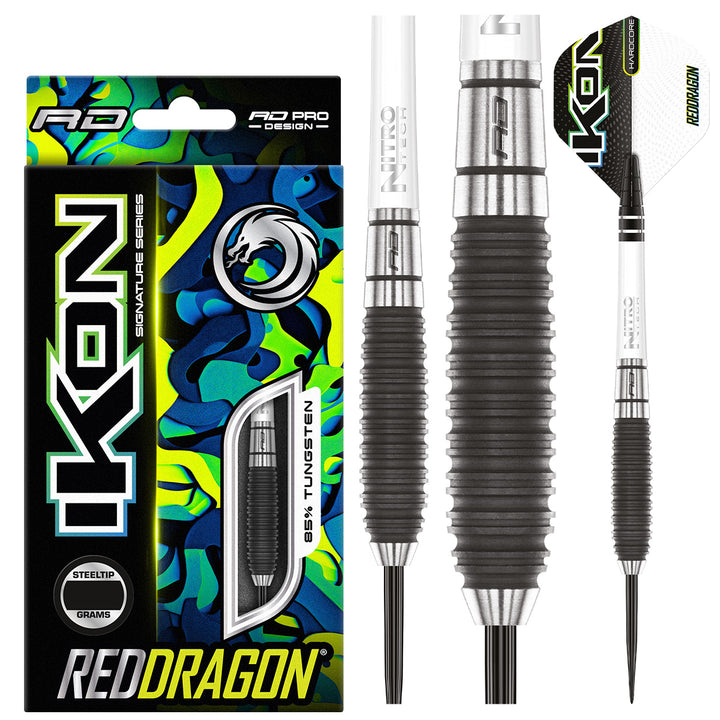 Ikon 1.3 85% Tungsten Steel Tip Darts by Red Dragon