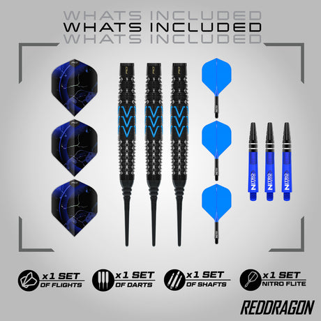 Red Dragon Amp Torpedo 90% Tungsten Soft Tip Darts