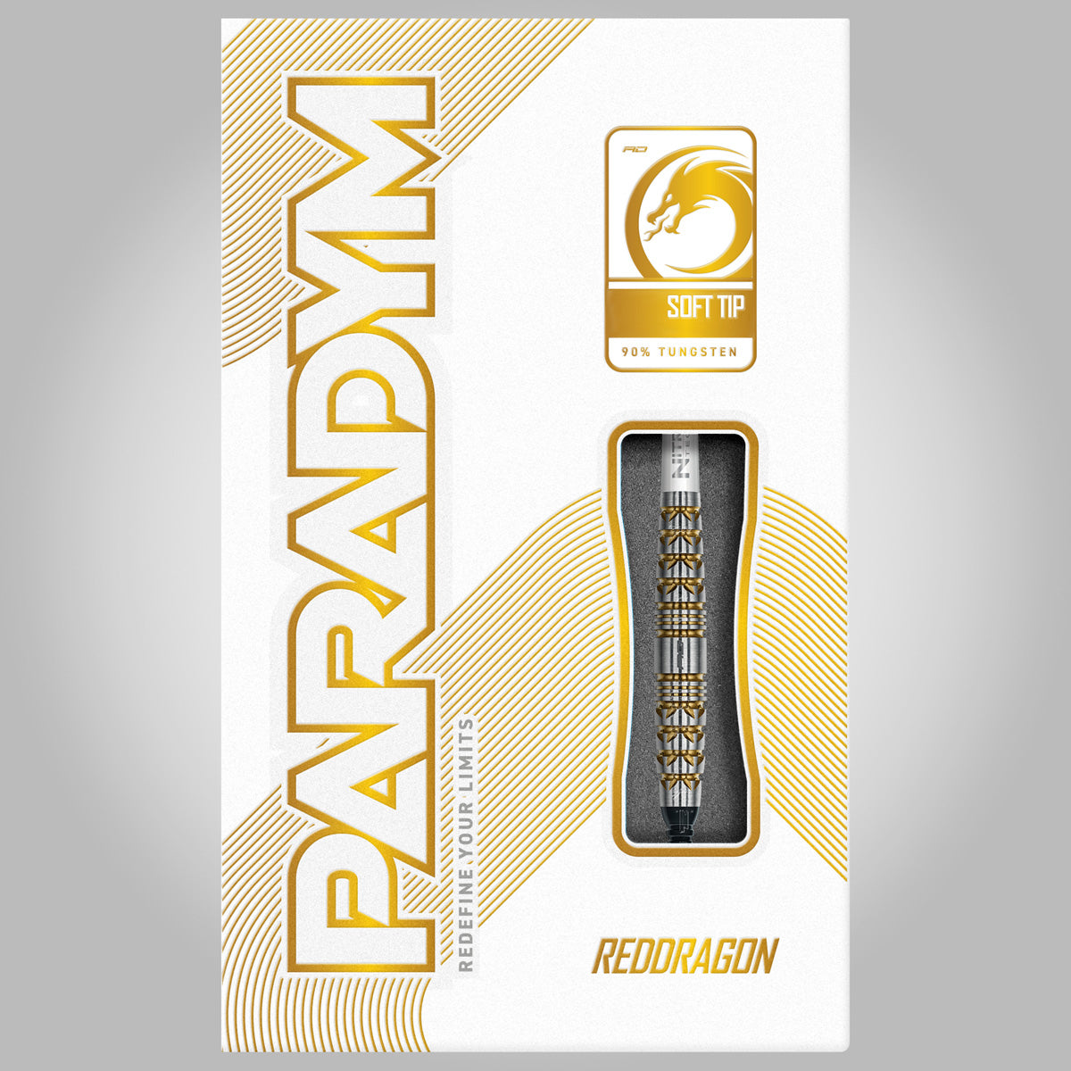 Red Dragon Paradym Gold Torpedo 90% Tungsten Soft Tip Darts