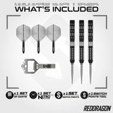 Red Dragon Recon Parallel Switch Point 90% Tungsten Steel Tip Darts