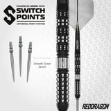 Red Dragon Recon Parallel Switch Point 90% Tungsten Steel Tip Darts