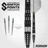 Red Dragon Recon Torpedo Switch Point 90% Tungsten Steel Tip Darts