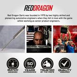 Red Dragon Gian van Veen Tour Edition Switch Point 90% Tungsten Steel Tip Darts