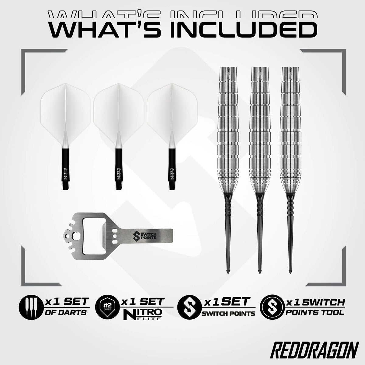 Red Dragon Luke Humphries TX1 Pioneer Switch Point 90% Tungsten
