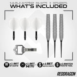 Red Dragon Luke Humphries TX1 Pioneer Switch Point 90% Tungsten Steel Tip Darts