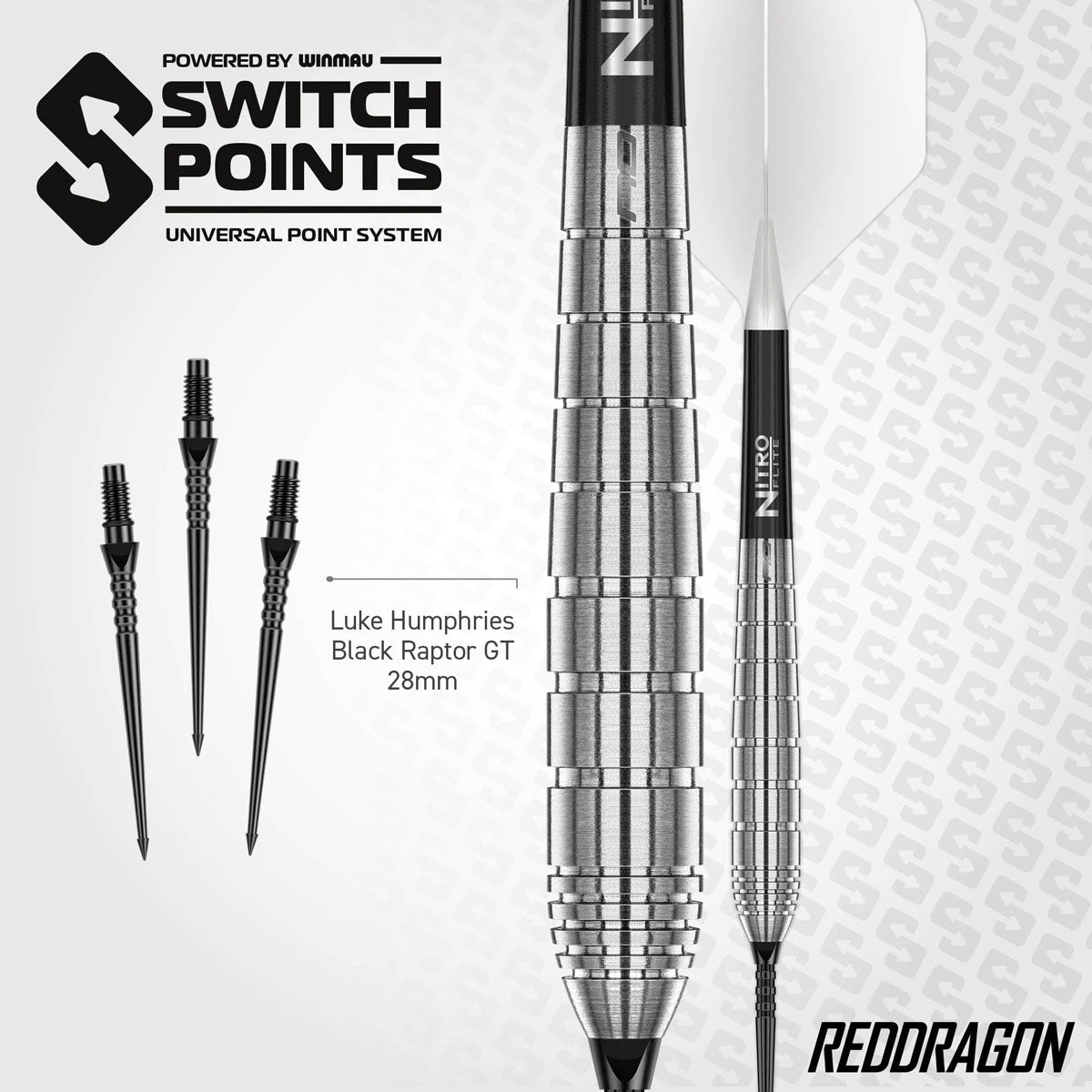 Red Dragon Luke Humphries TX1 Pioneer Switch Point 90% Tungsten