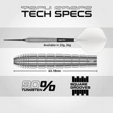 Red Dragon Luke Humphries TX1 Pioneer Switch Point 90% Tungsten Steel Tip Darts