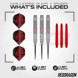Red Dragon Jonny Clayton Brass Steel Tip Darts