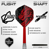 Red Dragon Jonny Clayton Brass Steel Tip Darts