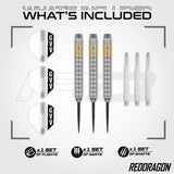 Red Dragon Gian van Veen SE Brass Steel Tip Darts
