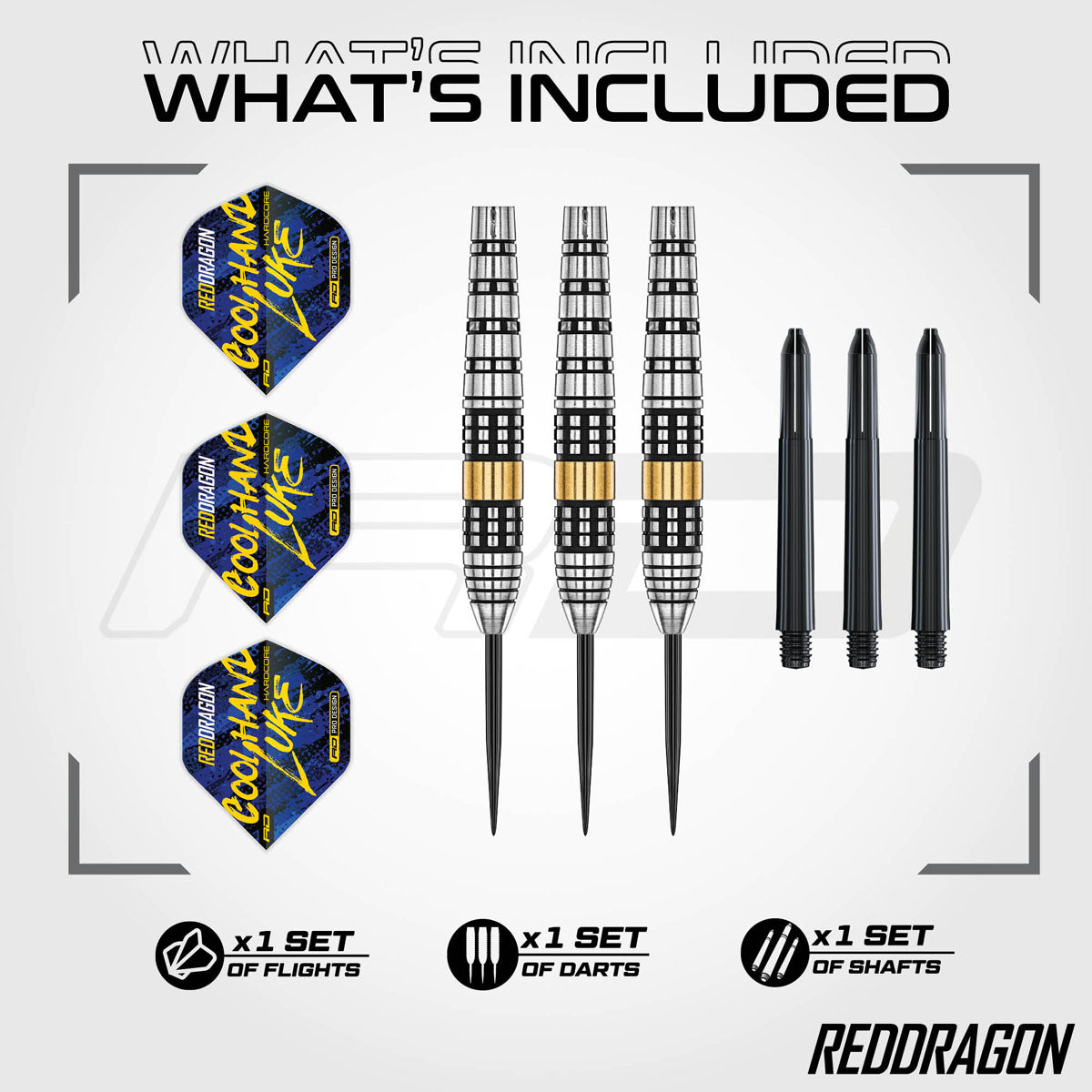 Red Dragon Luke Humphries SE Brass Steel Tip Darts