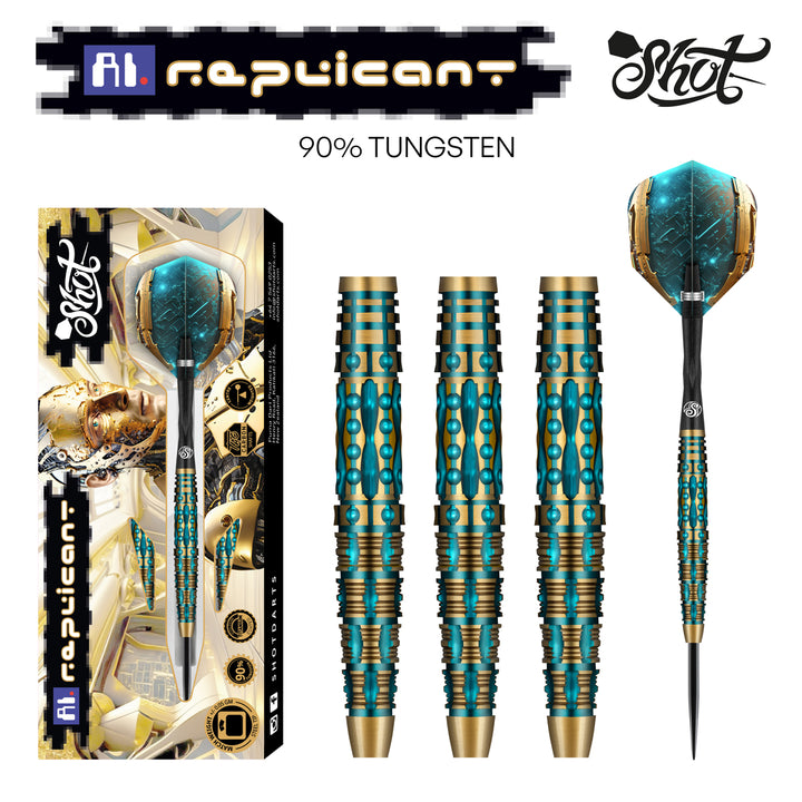 AI Replicant 90% Tungsten Steel Tip Darts by Shot