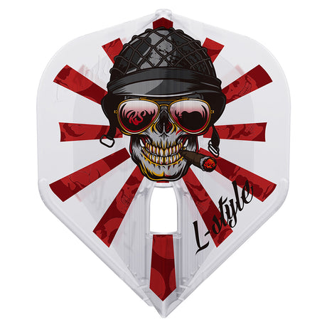 L-Style Robert Marijanovic V2 GI Soldier Type B Kami PRO Dart Flights Clear White L1 Standard