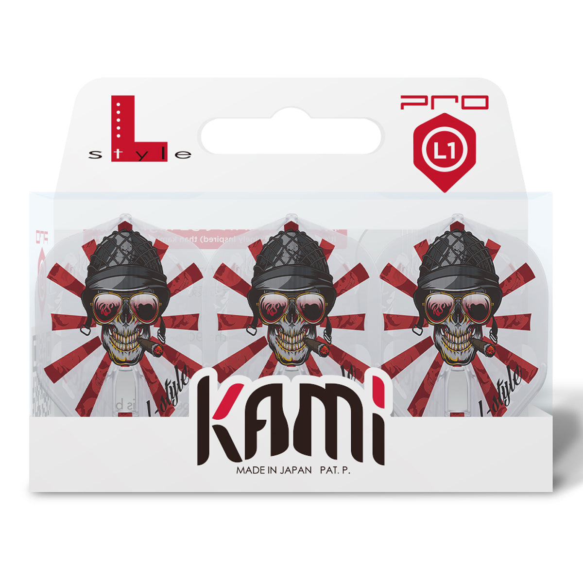L-Style Robert Marijanovic V2 GI Soldier Type B Kami PRO Dart Flights Clear White L1 Standard